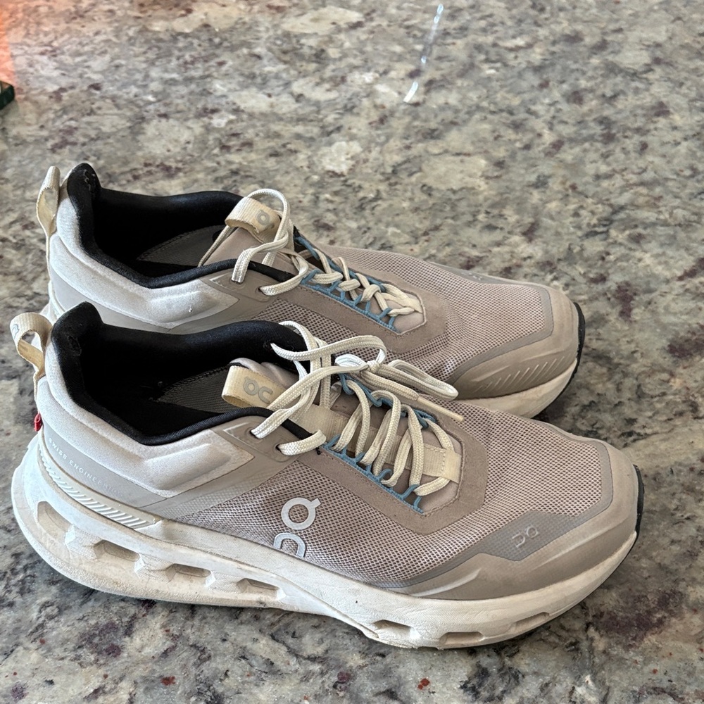 On Running Men’s Cloudvista Athletic Shoes in Light Gray